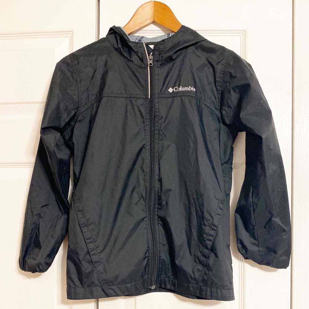 Columbia Black Kids Windbreaker Jacket Medium